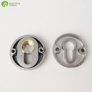 Sécurité solide 304 acier inoxydable poignée de porte cylindre trou de clé anti-vol écusson pour porte - Product Image 2