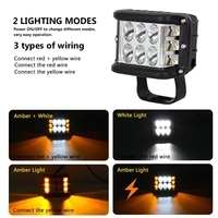 Feux de travail LED bicolores de remplacement JIERUI JR-36W pour voiture 36W 9-36V OE 3030