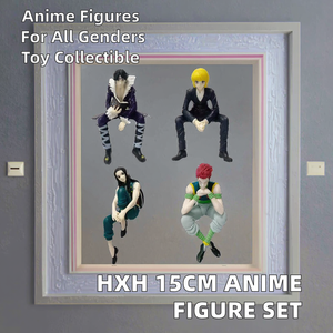 HUNTER X HUNTER 6 Estilos Figuras de Acción de Anime de PVC de 15 cm, Juguetes de Personajes con Killua <span class=keywords><strong>Zoldyck</strong></span>, Chrollo Lucilfer, Hisoka - Product Image 3
