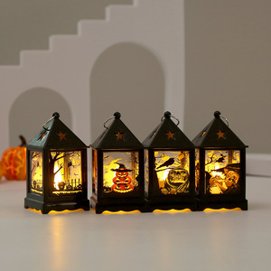 Nuova Decorazione Atmosferica per Halloween, Piccola Luce Notturna Quadrata, Lanterna LED a Forma di <span class=keywords><strong>Zucca</strong></span>, Luce Fantasma Creativa Portatile, Decorazione per <span class=keywords><strong>Bar</strong></span> - Product Image 3