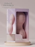 Ballon de massage en caoutchouc en forme d'arachide, taille unique 11 cm, pour yoga, pilates, relaxation des pieds et des muscles du dos