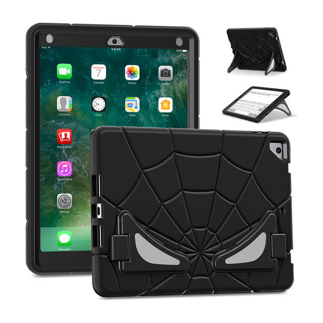 Kids Tablet Case for iPad 9.7 Inch 2017/2018/5th/6th/Air 2 /Pro 9.7" Rugged Hybrid Shockproof Kickstand Drop Protective Cover
