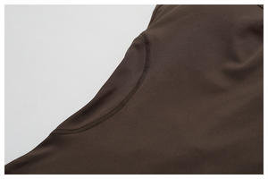 Combinaison de yoga une pièce décontractée avec logo personnalisé, dos évidé, jambe large évasée, pour la gym et le fitness - Product Image 4