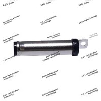 ZX Vente Directe Usine 35135TV 165L Prise d'alimentation CC droite noire en PBT et cuivre avec fourche de réglage pour ordinateurs