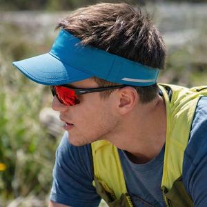 Casquettes de sport unisexe de créateur, pliables, réfléchissantes, à visière vide, réglables, anti-UV, avec trou pour lunettes, pour femmes, logo personnalisé - Product Image 4