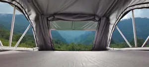 Tenda da tetto morbida per 3-4 persone di grandi dimensioni tenda da tetto per tenda da campeggio all'aperto tenda da tetto per auto accetta guscio rigido in alluminio personalizzato