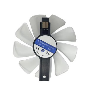 พัดลม GPU 95มม. เหมาะสำหรับ <span class=keywords><strong>RX580</strong></span> RX590แซฟไฟร์ไนโตร8ก. RX570 4ก. RX 470 4ก. GDDR5 CF1015H12D กราฟิกการ์ดพัดลมระบายความร้อน - Product Image 4