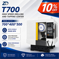 Centre d'usinage vertical CNC haute vitesse T700 à 3 axes pour le perçage, le taraudage et le fraisage de pièces en aluminium