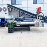 Granulateur multifonctionnel pour film plastique, sacs tissés, bande d'irrigation goutte à goutte, plastique, PC, PPR avec moteur