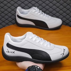 Chaussures pour hommes, surface en cuir, confortables et polyvalentes, nouvelles chaussures rétro, chaussures de sport et de loisirs, chaussures de skate, chaussures pour hommes - Product Image 5