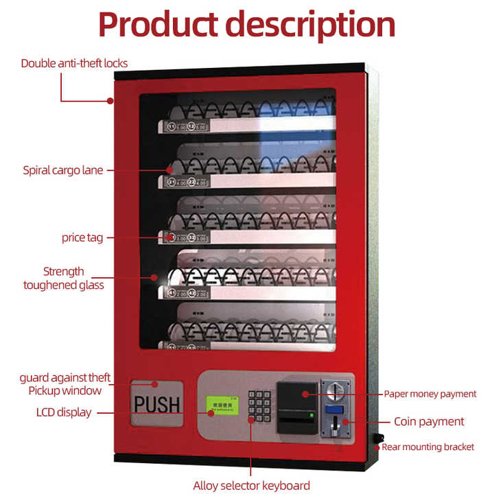 Fundord Wall-mounted Compact Vending Machine For Small Product - Buy ...