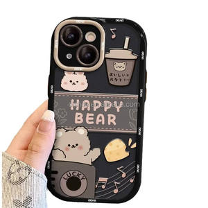 Nuevo diseño creativo, pintura de dibujos animados de oso para <span class=keywords><strong>iPhone</strong></span> 16 15 Pro Max <span class=keywords><strong>14</strong></span> 13 12 11, <span class=keywords><strong>Funda</strong></span> esmerilada, <span class=keywords><strong>Funda</strong></span> trasera para teléfono móvil - Product Image 6