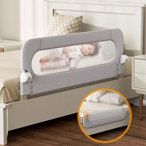Barrière de <span class=keywords><strong>lit</strong></span> bébé <span class=keywords><strong>anti</strong></span>-<span class=keywords><strong>chute</strong></span>, barrière de <span class=keywords><strong>lit</strong></span> pour nourrissons, barrière latérale pour enfants, simple face - Product Image 3