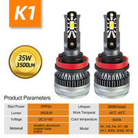 Nouvelles ampoules de phares LED SFIDA 12V 6000K avec puces 3570 et driver intégré pour un montage universel sur les phares de voiture H4