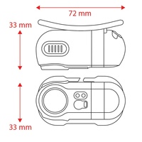 Lampe frontale LED rechargeable Type-C 600 lumens, rotative à 180°, IPX5, avec faisceau réglable, 7 modes d'éclairage pour le camping, la randonnée et la course à pied
