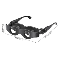 3x-6xFishing Bbinoculars Zoom Glasses Style Telescope OutdoorPortable Low Light Night Vision Head Mounted Fishing Goggles
