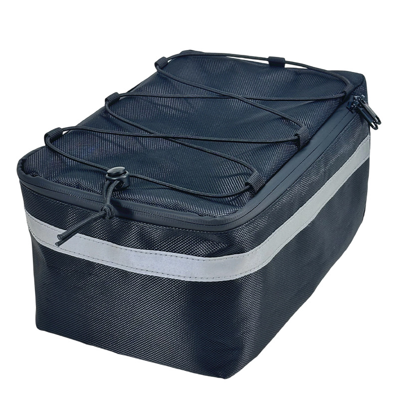 Noir - Sac de vélo en tissu Oxford 1680D
