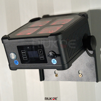 Projecteur LED extérieur 4x IP65 DMX512 RGBW sur batterie en aluminium pour événements