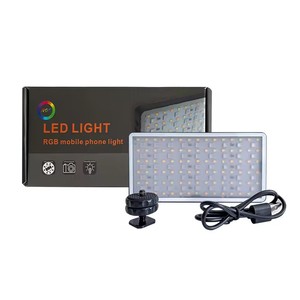 Luz <span class=keywords><strong>de</strong></span> Relleno para Fotografía, Luz RGB para Video, Panel <span class=keywords><strong>de</strong></span> LED RGB para Estudio, Cámara Profesional para Selfies, Luz <span class=keywords><strong>de</strong></span> Grabación Mini para DSLR, Iluminación <span class=keywords><strong>de</strong></span> Bolsillo - Product Image 1