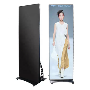 Affichage LED numérique portable 640*1920mm Écran miroir P1.875 P2 P2.5 Afficheur LED sur pied P2.5 Sans fil USB 4G P2.5 P3 P4 Afficheur LED - Product Image 3