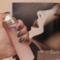 Rose or blanc contrôle de l'huile étanche hydratant visage surligneur brume paillettes réglage Spray miroitant lueur réglage Spray