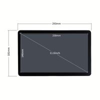 10.1 11.6 pouces de large de qualité industrielle 16:9 intégré/cadre ouvert pas cher capacitif Lcd écran tactile moniteur