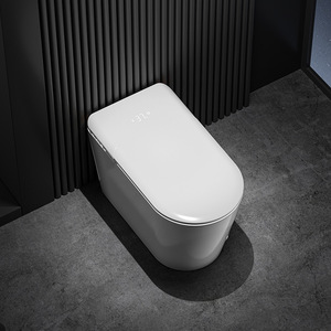 Toilette Intelligente Domestique à Couvercle Rabattable Entièrement Automatique, Réservoir Intégré, Sans Limite de Pression d'Eau, Drainage S-Trap - Product Image 4