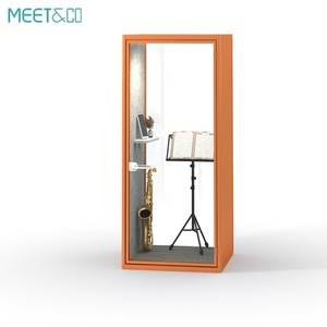 Cabine de bureau portable écologique insonorisée pour une intimité silencieuse, idéale pour une utilisation en extérieur (villa, hôtel, hôpital, école, centre commercial) - Product Image 3