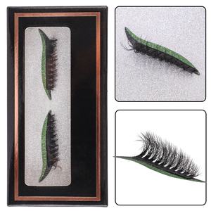 2 en 1 Eyeliner Faux Cils Sticker Double Paupière Ligne Patch Réutilisable Waterproof Maquillage Glitter Shiny Eyeliner Stickers - Product Image 5