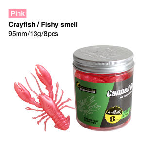 Lot d'appâts souples pour la pêche, pack de leurres pour attraper des poissons tels que les ménés, les ménés, les perches ou les serpent, OEM, en bouteille, 13g - Product Image 2