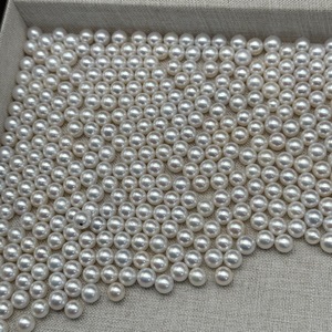 Venta Directa de Fábrica al por Mayor, Perlas de Agua Dulce de 6-7 mm, Fuerte Brillo, Tipo Goteo Tricolor, Casi Impecables, Perlas Sueltas a Bajo Precio - Product Image 1