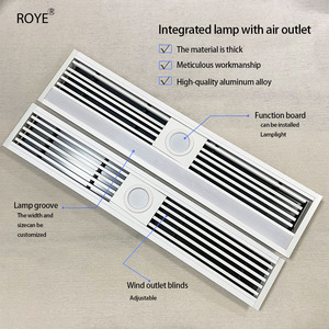 Tích hợp thiết bị điều hòa không khí trung tâm với Loại sản phẩm Cửa thoát khí louver lưới tản nhiệt đăng ký & lưới - Product Image 4