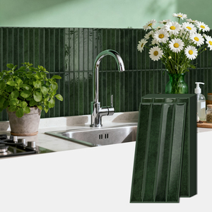 <span class=keywords><strong>Piastrelle</strong></span> <span class=keywords><strong>Adesive</strong></span> Più Spesse per Rivestimento Parete, Impermeabili e Resistenti all'Olio, Rimovibili, per Ristrutturazione Casa - Product Image 1