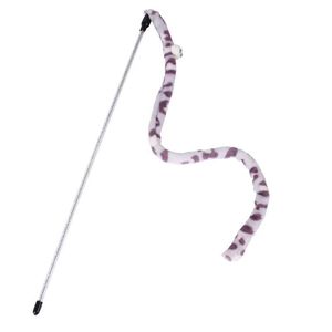 Mainan tongkat kucing mewah interaktif 5cm, tongkat bermain dalam ruangan seperti hidup dengan pegas terbuat dari kayu plastik hewan peliharaan dan bahan bulu - Product Image 6