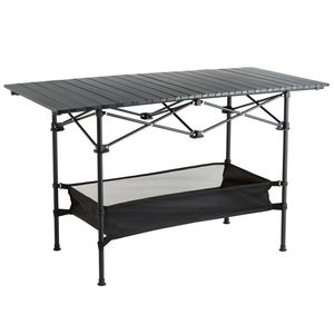 Table de camping portable en aluminium pliable avec sac de transport - Product Image 1
