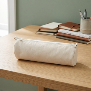 Manufacturer Zippered Cotton Canvas Pencil Bags Pencil <b>Cases</b> with your Logo - Product Image 1