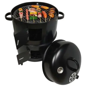 Gril <span class=keywords><strong>de</strong></span> barbecue à charbon <span class=keywords><strong>de</strong></span> bois sans fumée 3-en-1 Conception <span class=keywords><strong>de</strong></span> <span class=keywords><strong>tour</strong></span> verticale à 3 niveaux pour le <span class=keywords><strong>camping</strong></span> - Product Image 4