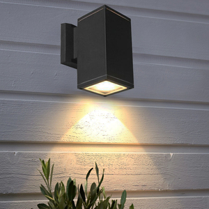 CSLIDO Ip65 Étanche Extérieur Mur Monté Lumières Éclairage Extérieur <span class=keywords><strong>Blanc</strong></span> Chaud Lumière Du Jour GU10 E27 Base LED Appliques Murales - Product Image 2