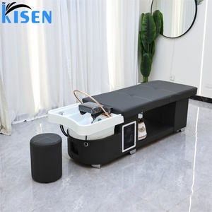 KISEN Nouveau Design Lit de Lavage et de Massage Capillaire avec Évier pour Salon de Coiffure et Spa Japonais, Fauteuil de Lavage de Cheveux Confortable - Product Image 6
