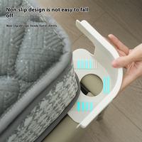 4 attaches de drap de lit robustes avec clips de maintien pour toutes les tailles de matelas