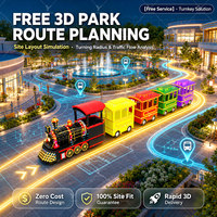 Nouveau Train Touristique Électrique Sans Rails de Luxe 2026 à 24 Places Certifié CE pour Parc d'Attractions, Zoo, Centre Commercial, Station Balnéaire