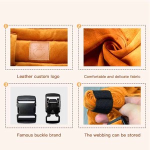Porte-<span class=keywords><strong>bébé</strong></span> ergonomique en velours doux pour <span class=keywords><strong>bébé</strong></span>, <span class=keywords><strong>de</strong></span> la naissance au tout-petit - Product Image 5