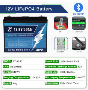 Lifepo4 Akku 12,8V 50AH 100AH 150AH Solar-Lithium-Ionen-Batterien Smart BMS Neue Energiespeicherung - Product Image 6