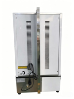 Machine à kebab en acier inoxydable à 4 brûleurs, grill à kebab