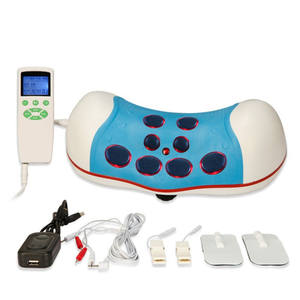 Masseur cervical pour une santé optimale, appareil de massage du cou avec fonction chauffante, à brancher, couleur bleue, matériau ABS - Product Image 5