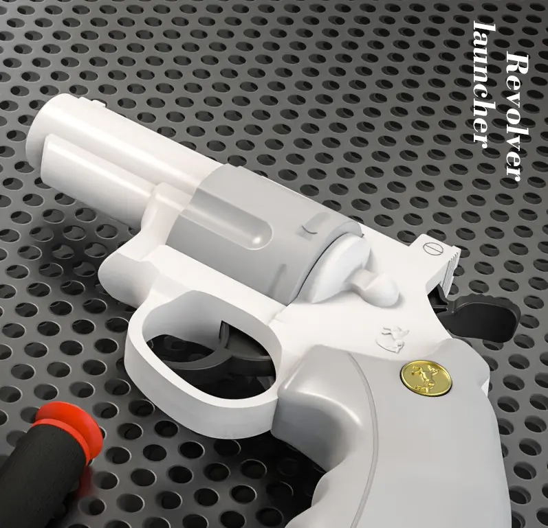 Best Selling Interactive Toys Single-Shot Eva Small Revolver Soft Projectile Gun Toy Kids' Toy Pistol