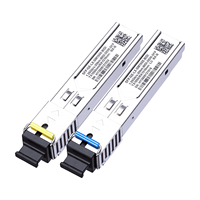 Module optique SFP FR Gigabit 1.25G 10km BIDI SC monofibre -8~-3dBm pour émetteurs-récepteurs optiques FTTH