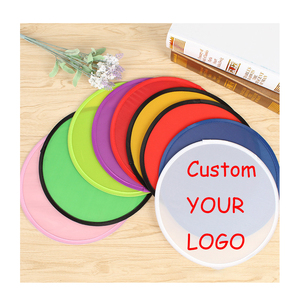 Portable Foldable <strong>Fan</strong> Outdoor Flying Disc <strong>Dog</strong> Nylon Foldable Flying Disc Customized Logo with Pocket - Product Image 5