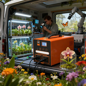 Station d'alimentation portable au lithium ternaire à onde sinusoïdale modifiée, sortie CA 220V, entrée solaire 200W, 2500+ cycles - Product Image 5