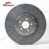 Kit d'étriers de frein Disque de frein en céramique carbone 330 mm 400 mm pour Porsche TAYCAN (Y1A) Taycan Turbo 4S Boxster CARRERA GT Cayman